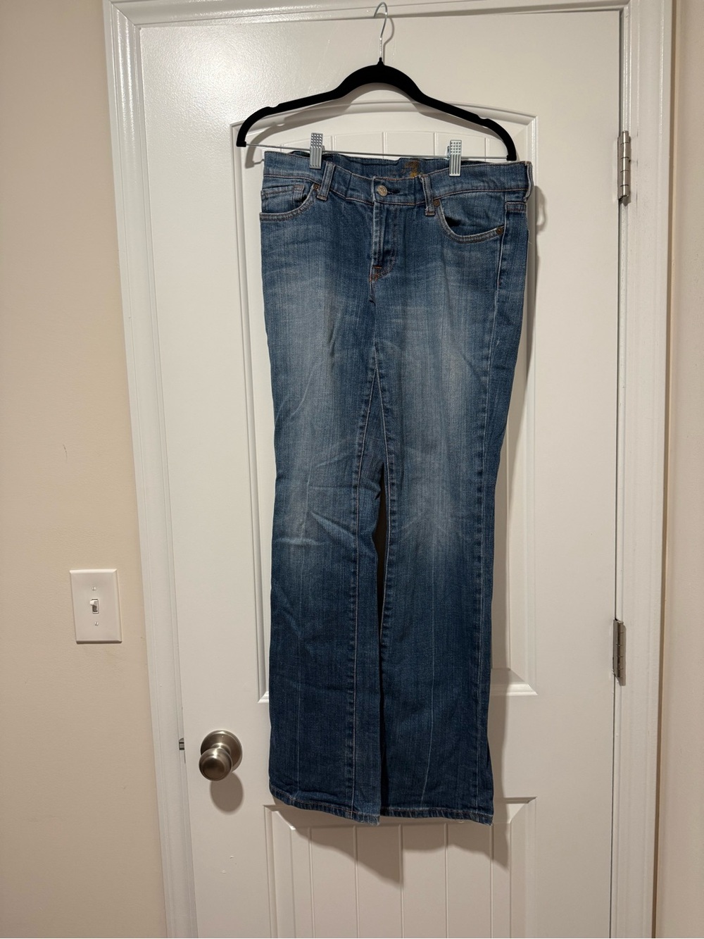 7 For All Mankind Blue Women's Bootcut Jeans
